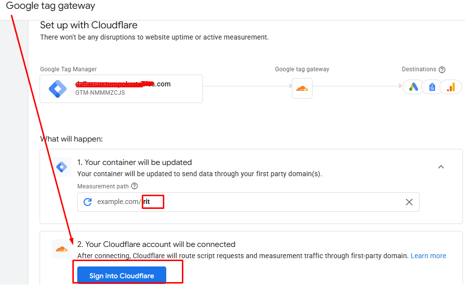 google tag gateway
