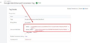 google ads enhanced conversion