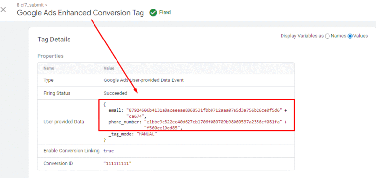 google ads enhanced conversion